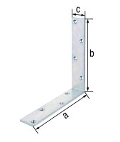 Balkenwinkel, 200x200x40mm Galvanisch verzinkt
