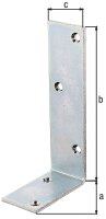 Balkenwinkel, 100x200x40mm, galvanisch verzinkt, dickschichtpassiviert