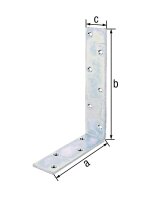 Balkenwinkel, 160x240x50mm, galv. verzinkt