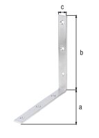 Balkenwinkel, 180x180x20mm, galv. verzinkt