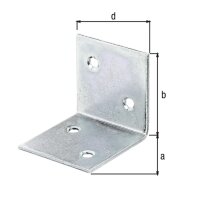 Breitwinkel 40x40x40mm, sendzimirverzinkt