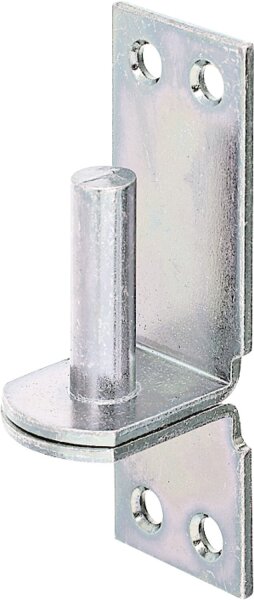 Kloben auf Platte, DI, ø 16 mm, 115 x 40 mm, Gelb verzinkt