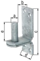 Kloben auf Platte, DII, ø 16 mm, 113 x 40 mm,...