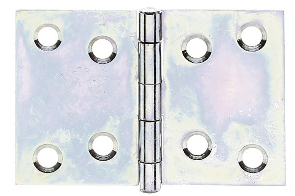 Scharnier, 50x74x1mm, sendzimirverzinkt