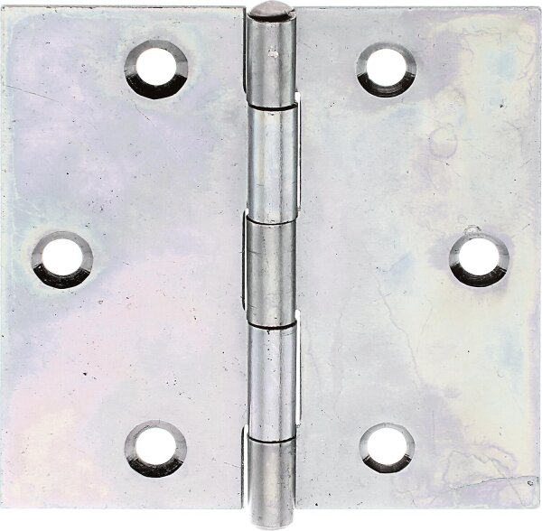 Scharnier, 51x51,2x0,75mm, sendzimirverzinkt
