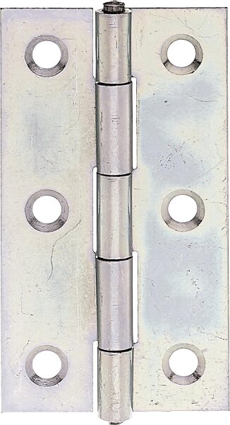 Scharnier, 60x34x1mm sendzimirverzinkt