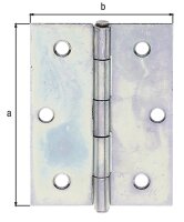 Scharnier, 80x58x1,5mm sendzimirverzinkt