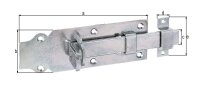 Schlossriegel gerade, mit befestigter Schlaufe, 160x55...