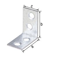 Stuhlwinkel, 25x25x14mm galv. verzinkt