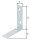 Stuhlwinkel, 60x60x16mm sendzimirverzinkt