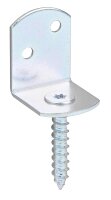 Flechtzaunhalter L-Form, 83x32mm, galvanisch verzinkt,...