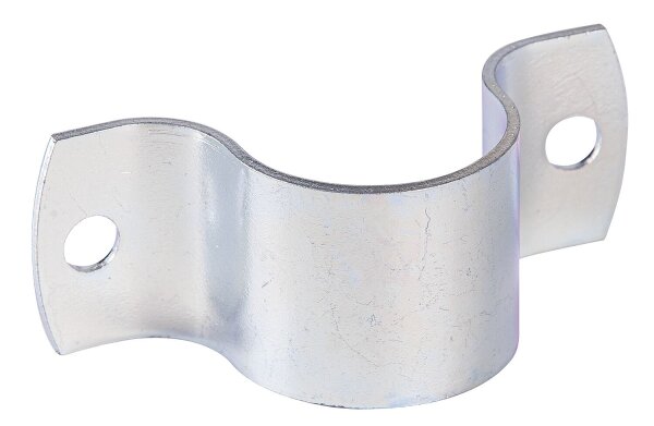 Rohrschelle für ø 42,4 mm und 1 2/3", 20 mm breit, Gelb verzinkt