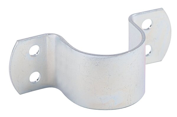 Rohrschelle für ø 44,5 mm und 1 3/4", 40 mm breit, Gelb verzinkt