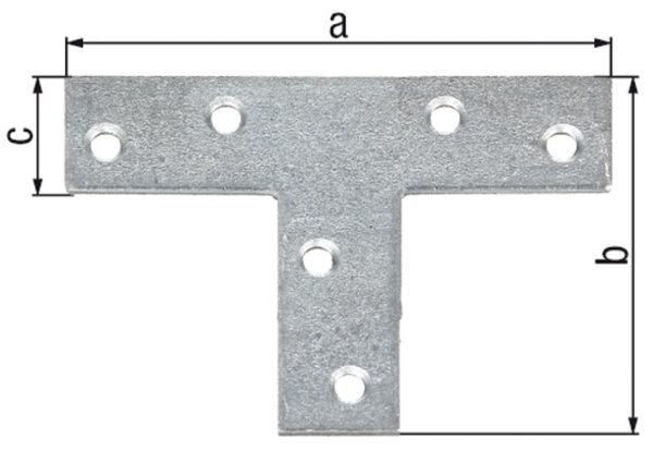 Flachverbinder 70x50mm sendzimirverzinkt