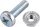Schrauben zum TraFlex System 50xSchrauben M6 x 16mm 50x Muttern M6 Sperrzahn