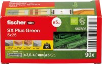 Dübel Fischer SX Plus Green 8x40, VPE 90 Stück