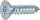 Blechschraube Senkkopf DIN/EN/ ISO 14586 Torx, verzinkt ø 4,2x19 mm, VPE = 1000 Stück