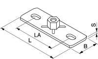 Grundplatte GPS 1/2"