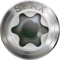 Linsenkopfschraube SPAX® Edelstahl A2 Fixiergewinde...