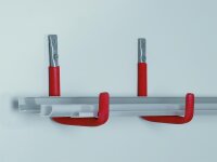 Wandhaken verzinkt mit Gummi- auflage, 145 x 115 mm,...