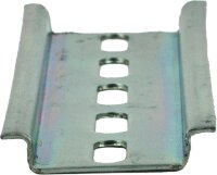 Hutprofilschiene verzinkt gelocht, 2000x35x7,5mm