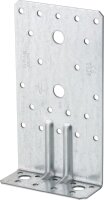Winkelverbinder verzinkt mit Rippe, 170x40x95mm, Stärke 2mm