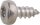Linsenkopf-Blechschr. DIN/EN/ISO 14585 mit Torx, Edelstahl A2 6,3 x 25 mm, VPE 200 Stück
