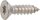 Senkkopf-Blechschr. DIN/EN/ISO 14586 mit Torx, Edelstahl A2 2,9 x 13 mm, VPE 1000 Stück