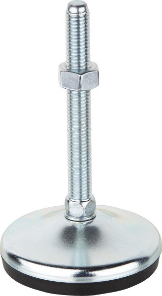 Stellfuß Kipp Stahl Form A d=80mm, M14 x 100mm