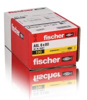 Abstandsschrauben Fischer ASL 6x100, VPE=100 Stück