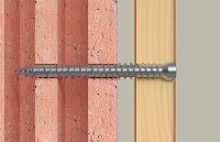 Fensterrahmenschraube Fischer FFSZ, 7,5x62 VPE=100 Stück