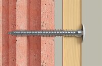 Fensterrahmenschraube Fischer FFSZ, 7,5x82 VPE=100 Stück