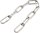 Edelstahlkette A4 langgliedrig, ø 4,0 mm, Länge: 50 m