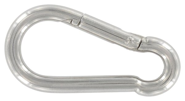 Karabinerhaken Edelstahl A4 10 x 100mm, VPE=10 Stück