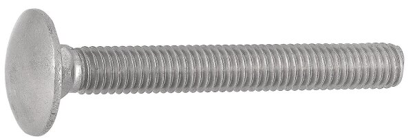 Flachrundschrauben mit Vierkantansatz, VG DIN 603  A2 M 6X50/50 VPE: 100
