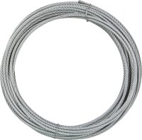 Edelstahl-Drahtseil 1X19 hart Art. 8378 A4 8,0 mm VPE: 250 m