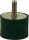 GUMMIPUFFER TYP B INNEN- UNDAUSSENGEWINDE M10X28, D=50, H=40,