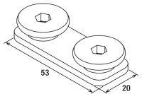 Schienenverbinder Fischer FDCC