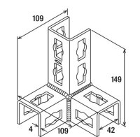 Verbindungselement Fischer  PFUF 3DL