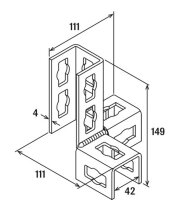 Verbindungselement Fischer  PFUF 3DL