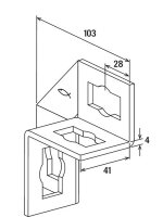 Universalwinkel Fischer  PUWS 2x2 A4