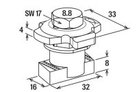 Durchsteckverbinder Fischer PFCN 41 A4