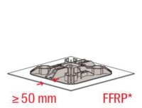 Flachdachfuß Fischer FFRB standard VPE: 2
