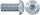 Linsenkopfschraube Fischer LKS M12x25 A2