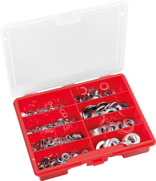 Sortimentskoffer Unterlegscheiben DIN 125, 435-Teilig