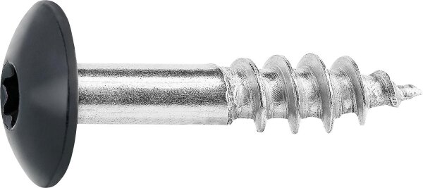 Fassadenschrauben für HPL-Platten A4, 5,5 x 25 RAL7016 Anthrazit VPE:100