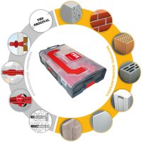 TOX L-BOXX Mini Allzweckdübel Allround Tri Sortiment 266 teilig