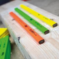 TOX Zimmermanns-Bleistift neongelb VPE 12