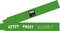 TOX Meterstab 2 Meter "SITZT PASST WACKELT"