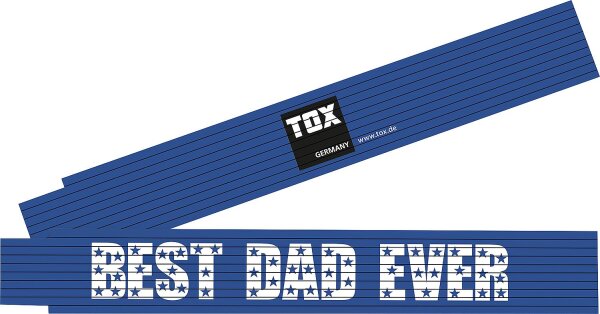 TOX Meterstab 2 Meter "BEST DAD EVER"